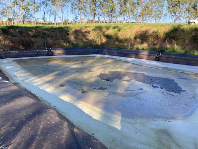 lagoa de chorume aterro sanitário